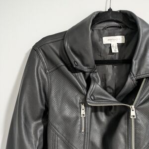 Leather Bomber Jacket